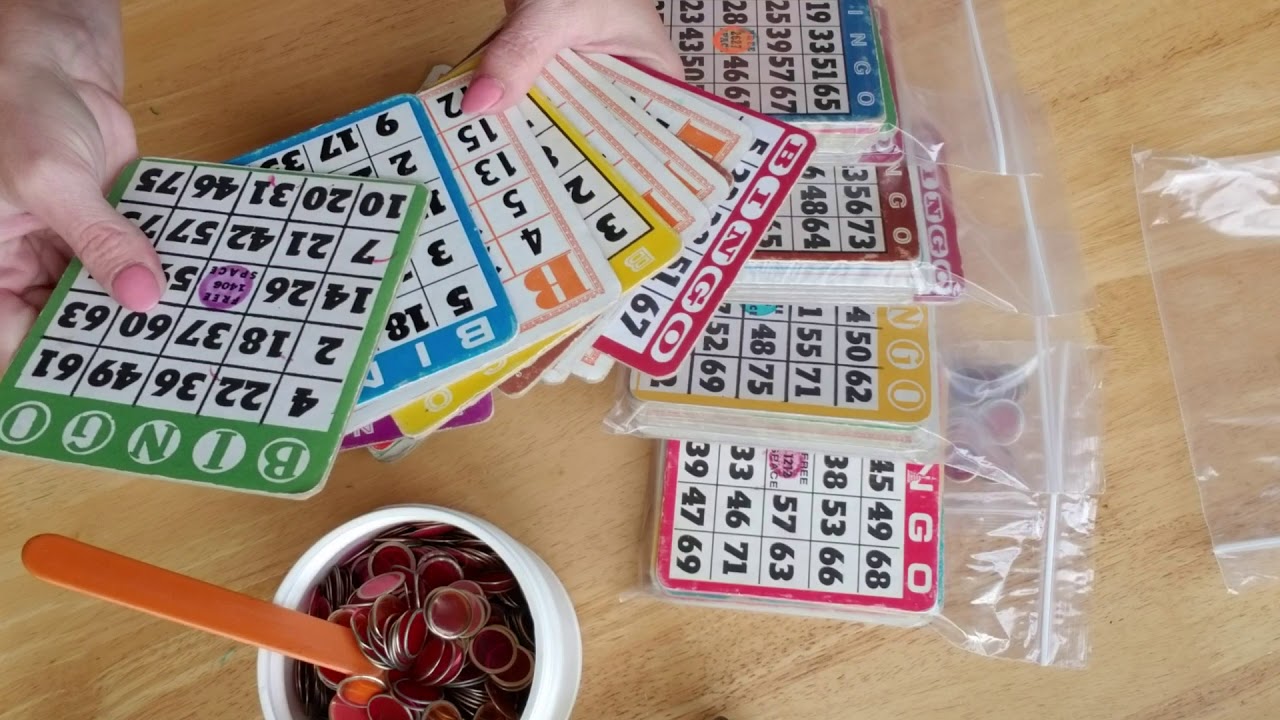 10 Vintage bingo cards & 25 Vintage bingo chips only 9 YouTube