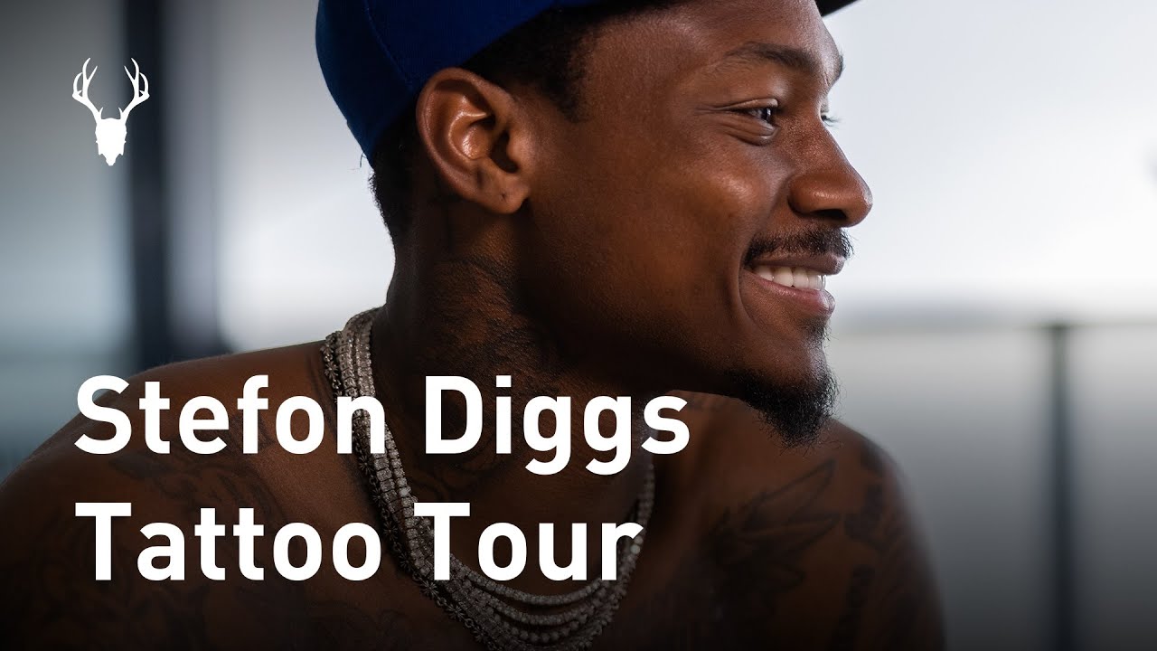 Stefon Diggs exclusive tattoo tour with Mad Rabbit  YouTube