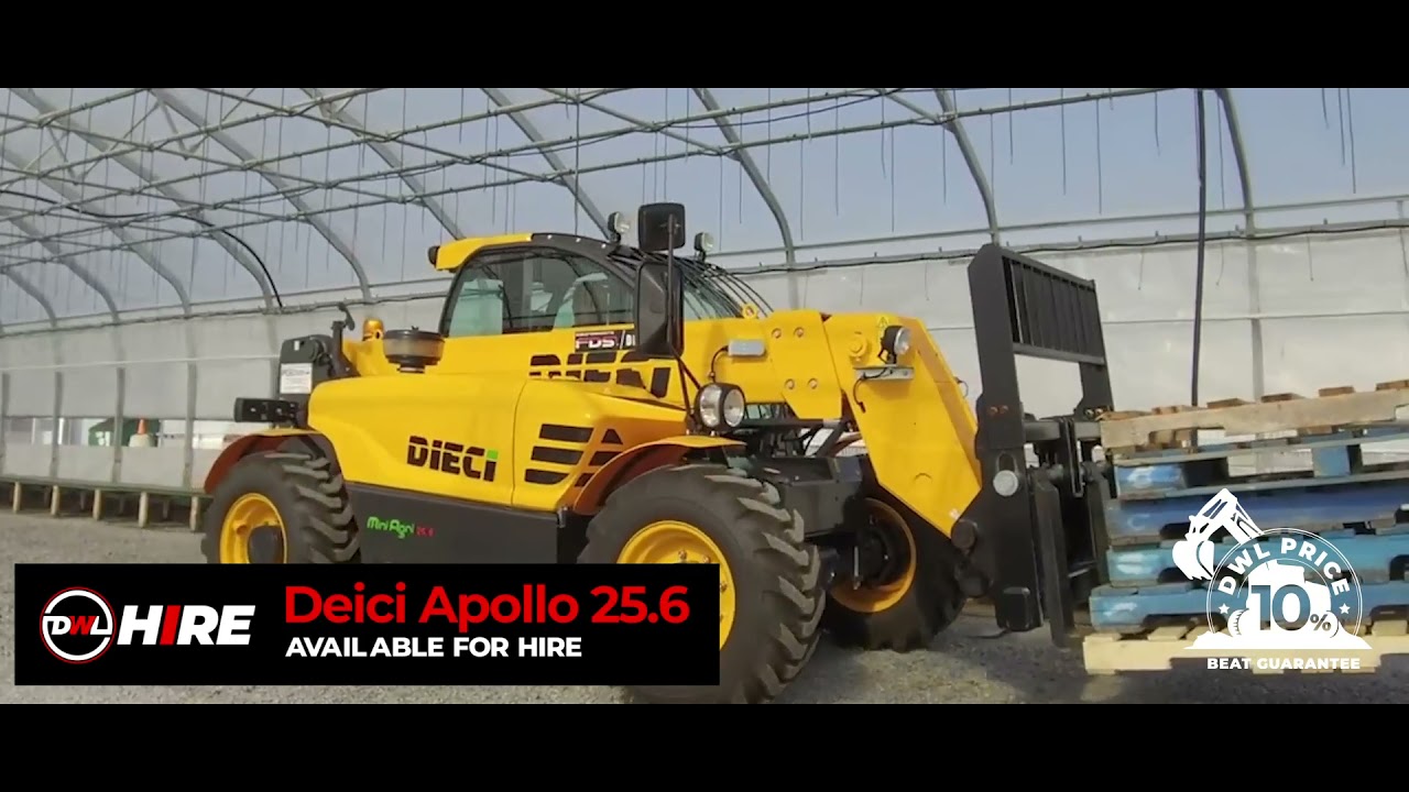 Dieci Apollo 25 6 Telehandler For Hire In Sydney - YouTube