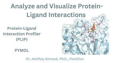 Analysis and Visualization of Protein-Ligand Interactions with PYMOL and PLIP