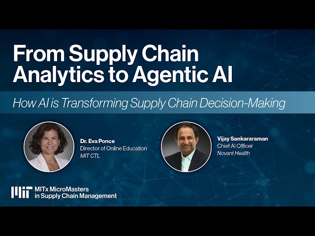 Thumbnail for From Supply Chain Analytics to Agentic AI | How AI is Transforming Supply Chain Decision Making