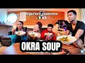 MIXED NIGERIAN JAPANESE 🇳🇬🇯🇵 MAKE OKRA SOUP IN TOKYO!!🍲📍