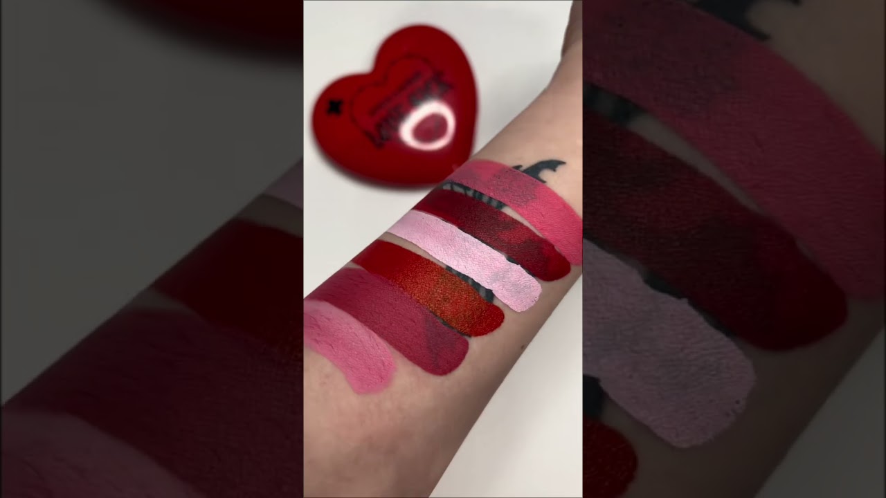 Swatching My Love Sick Eyeliner Palette Over Tattoo 3 