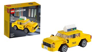 Building the Lego Creator Taxi set (Time Lapse)