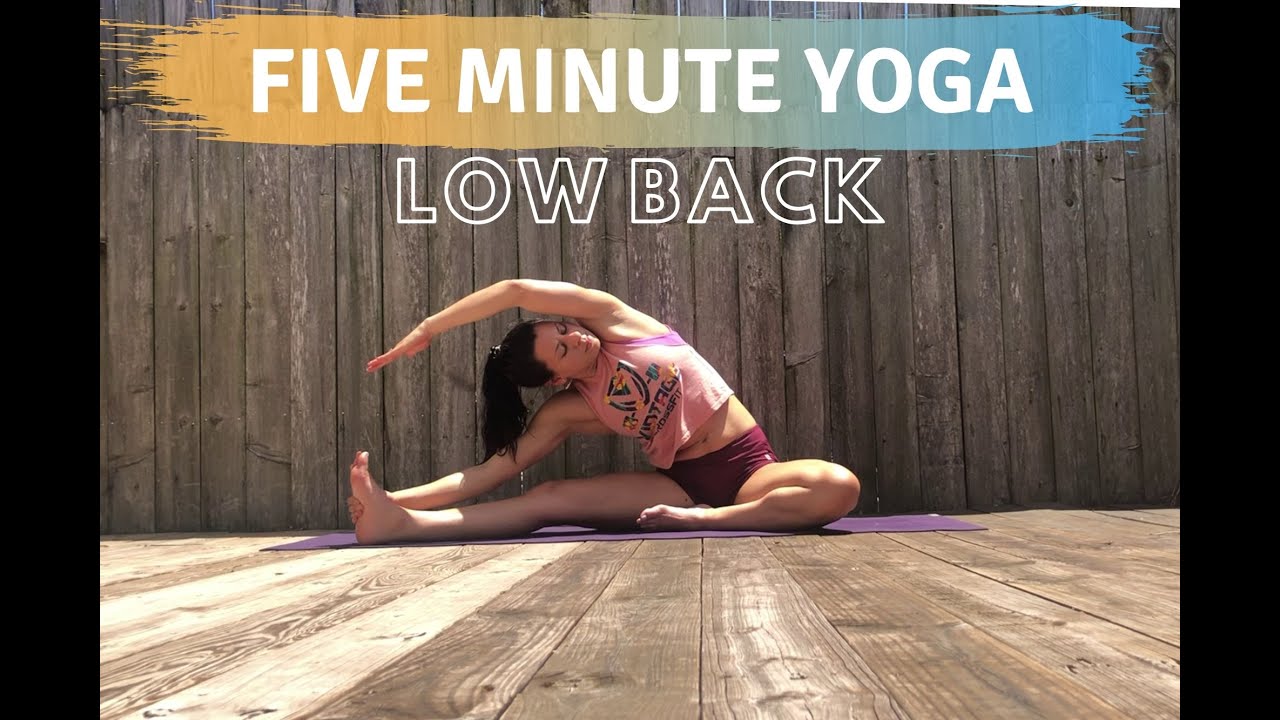 Yoga Stretches for Low Back | Five Minute Yoga for CrossFit | Back Pain ...