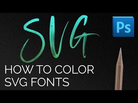 How To Color SVG Fonts