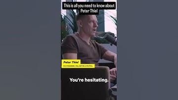 Peter Thiel HATES HUMANITY
