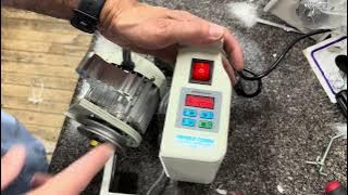 Brushless motor needle positioner, On and Off