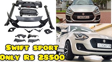 New Swift Sports | Bumble Bee Part -3| Swift Body kit Installed | Wrapaholix | Swift Sports 2021|