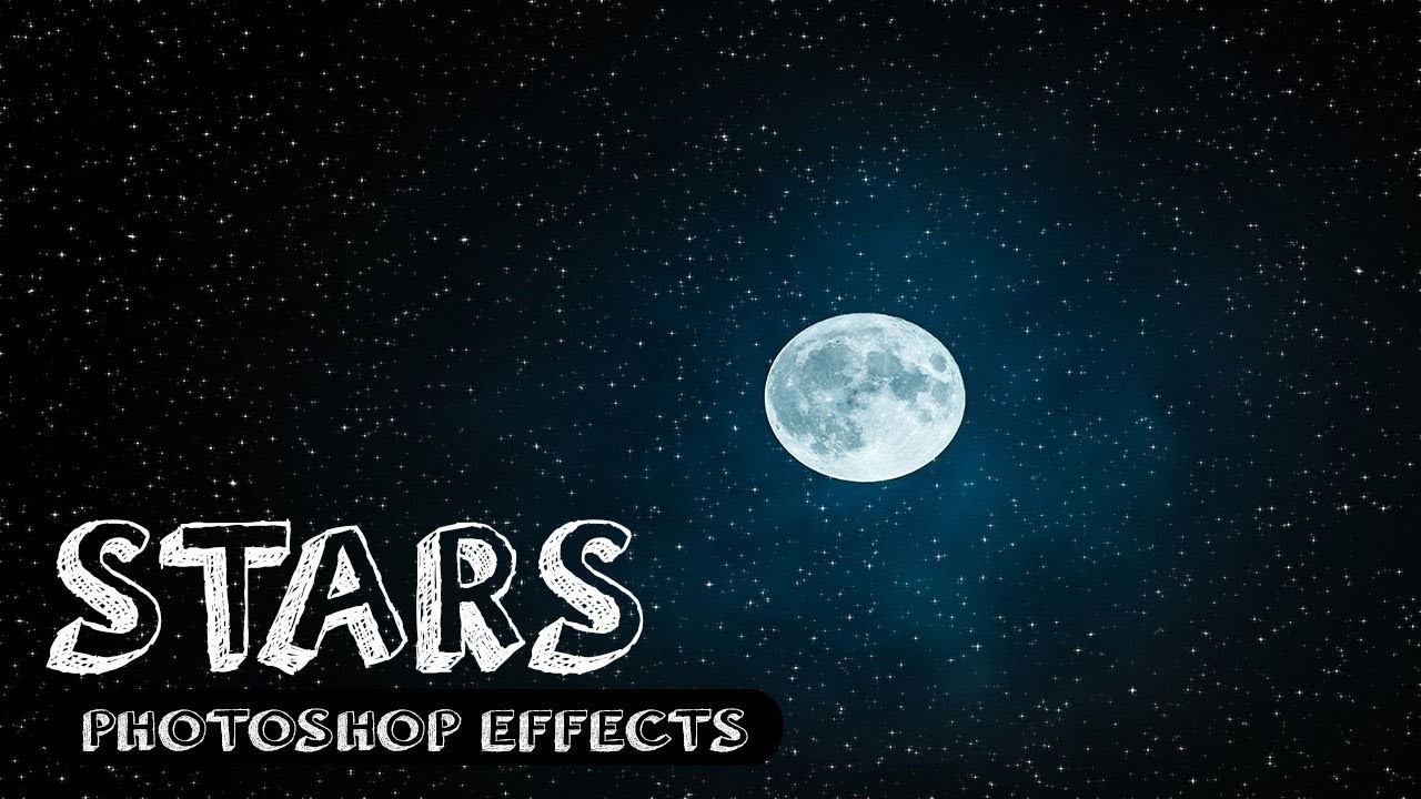 Photoshop Tutorials | How to Create Stars in Photoshop | Photoshop