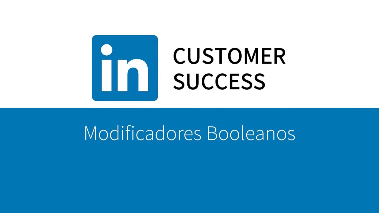 [PT-BR] LinkedIn Recruiter - Modificadores Booleanos - YouTube