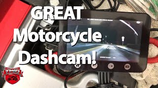 VSYSTO Motorcycle Camera Motorcycle Dash Cam 1080P Dual Lens Motorbike Camera Front and Rear Motorbike Dash Cam 130/° Wide Angle Sport Camera WiFi