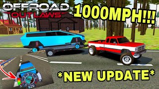 Offroad outlaws || NEW UPDATE! 1000mph WITH A GOLF CART??? INSANE NOS BUTTON PHYSICS! HOW TO!