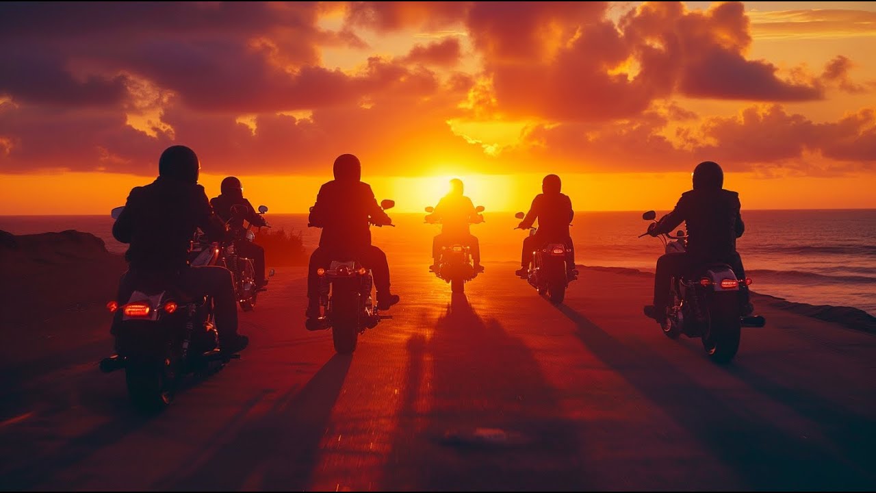 Sun is falling, ocean wide  / Heavy Metal Touring BGM