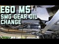 BMW E60 M5 SMG Gear Oil Change (Using Scan Tool)   #BMW60M5 #BMW SMG