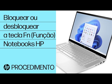 Vídeo: Como faço para bloquear e desbloquear a tecla Fn do laptop HP?