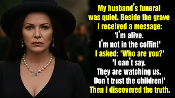 At My Husband’s Funeral I Got A Message “I Am Still Alive, Trust No One!”