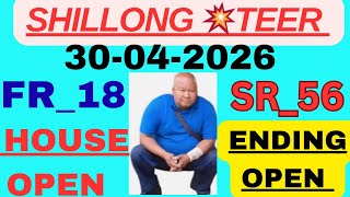 Shillong Teer Live FR 30/04/2026 -Khasi Hills Archery Sports Institute Shillong Teer Result1st Round