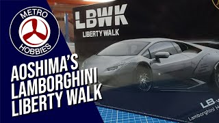 A Closer Look at Aoshima's New Lamborghini Huracan Liberty Walk Model Kit!