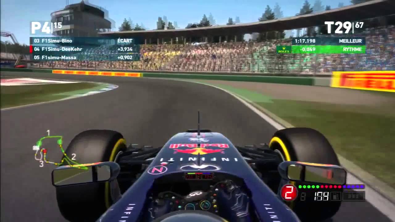 F1 Simu - GP Allemagne Hockenheim Onboard