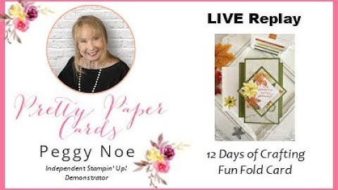 Fun Fold Card using the 12 Days of Crafting Advent Calendar