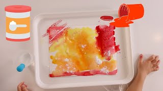 How To Make Painting Using BAKING SODA | Toddler Crafts | Budget Crafting for Kids |
