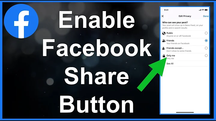 How To Enable Facebook Share Button