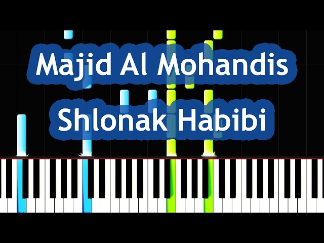 Majid Al Mohandis - Shlonak Habibi Piano Tutorial ماجد المهندس - شلونك حبيبي class=