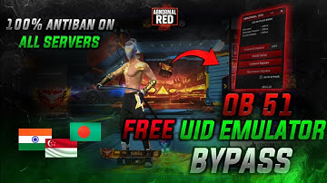 FREE UID EMULATOR BYPASS💻📲 | OB 51 UPDATE  | FREE FIRE UID EMULATOR BYPASS | 100% ANTIBAN PC BYPASS✅