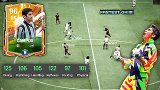 FASTEST GK!! 96 HEROES CAMPOS GK REVIEW! FC MOBILE