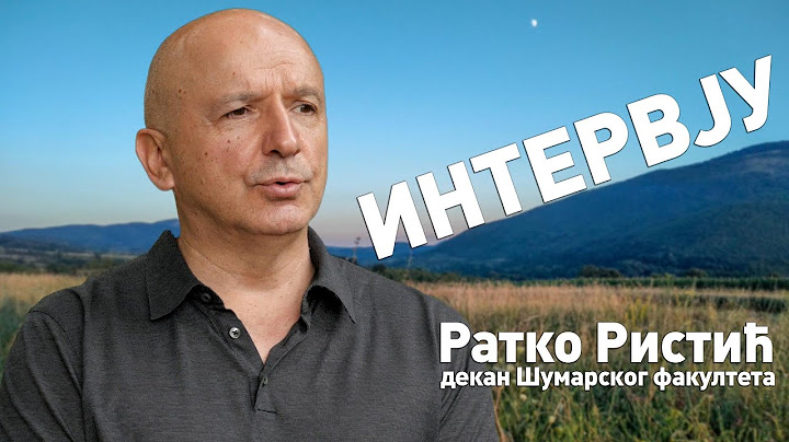Ratko Ristić-dekan Šumarskog fakulteta