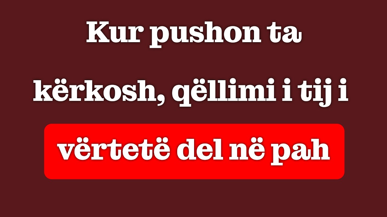 Çfarë ndodh në mendjen e tij kur ti ndalon së shkruari