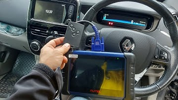 ⚡2015 Renault Zoe⚡Electric car,  AKL Key Programming, Keyless proxy card. Using Autel im508 ✅