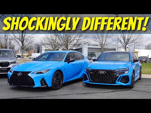 2024 Audi RS3 vs Lexus IS500 | Old School vs New School Sport Sedan