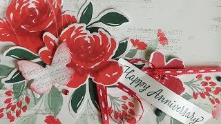 🔴Ruby Wedding Anniversary Card, 40th Stampin Up, #stampinup