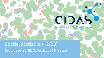 Spatial Statistics - Seed Dispersal III: Objectives of the Study