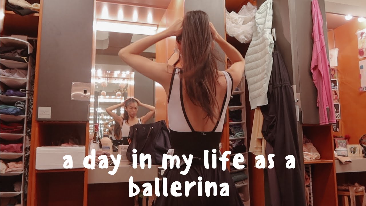Ballerina Daily VLOG🩰| 芭蕾舞者忙碌排練的一天💦 排練片段🎞 超美練功服😍 舞團湖邊演出