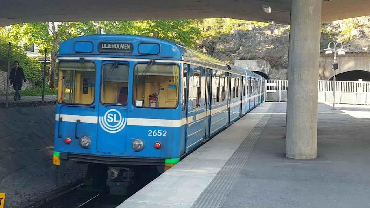C30 & C6 Tunnelbana på 🔴 Röda linjen.