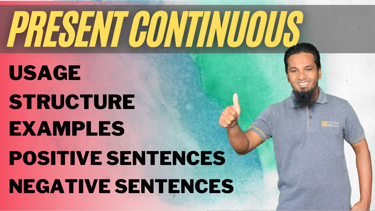 Present Continuous | ENGLISH TENSES: Present Progressive | English with ...