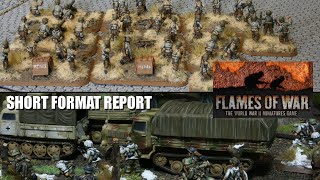 Flames of War Battle Report US Battle Weary Infantry vs Ardennes Brigade Formations