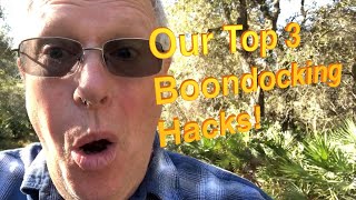 Top 3 Boondocking Hacks for RV Camping