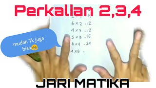 Belajar Perkalian 2,3 dan 4 dengan Jarimatika