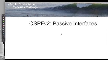 OSPFv2 Configuration: Passive Interfaces