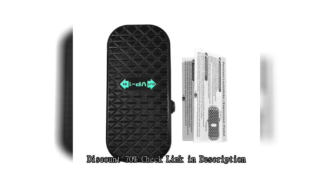 Volume Expression Guitar Effect Pedal 2-in-1 Dual Control Silent Buffer Metal Chassis Stereo Interfa