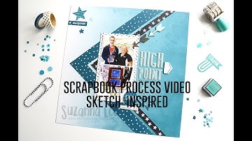 Scrapbooking Process Video - 30 Days of Sketches with Christys Beautiful Life