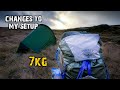 Backpacking the Edale Skyline | A few changes to my lightweight camping gear