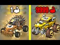 Most strongest golden monster truck evolution max level speed  strong in merge battle car