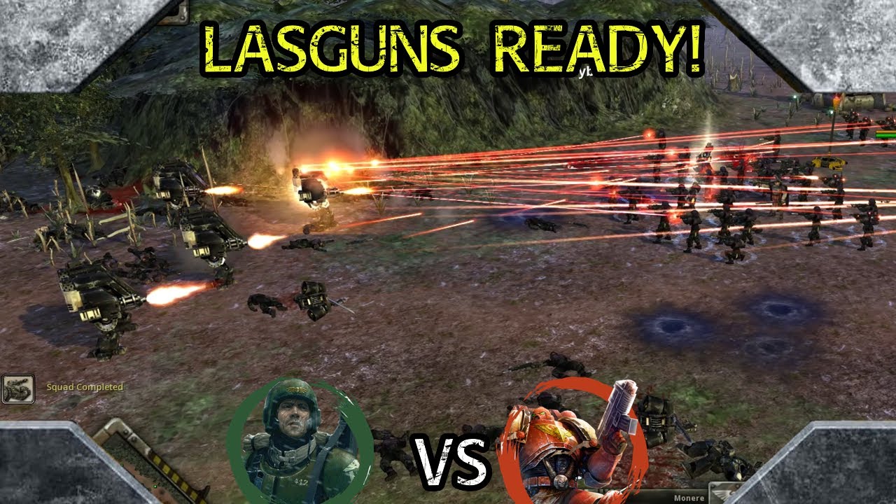 Dawn of War Definitive Edition: 1 на 1 Имперская Гвардия против Космических Десантников