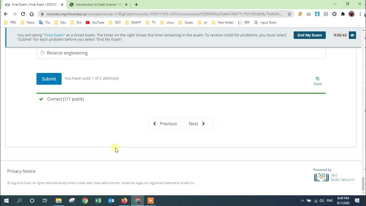 Ibm data science data science final exam quiz answers youtube