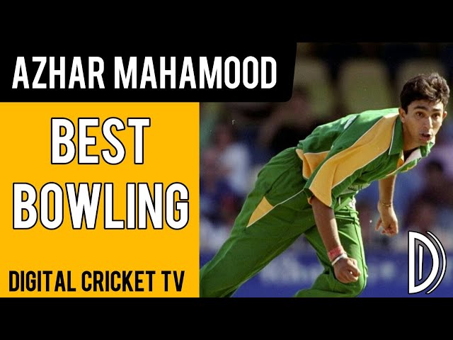 CRICKET HISTORY 22 - 10 - 1999 / Pak bowler Azhar Mahmood best bowling in ODi / DIGITAL CRICKET TV class=